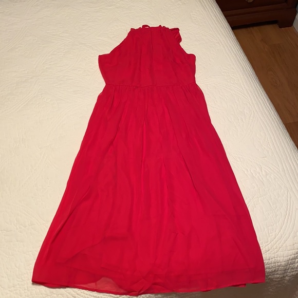 Nicole Miller Studio Pleated Halter Dress - Picture 4 of 6